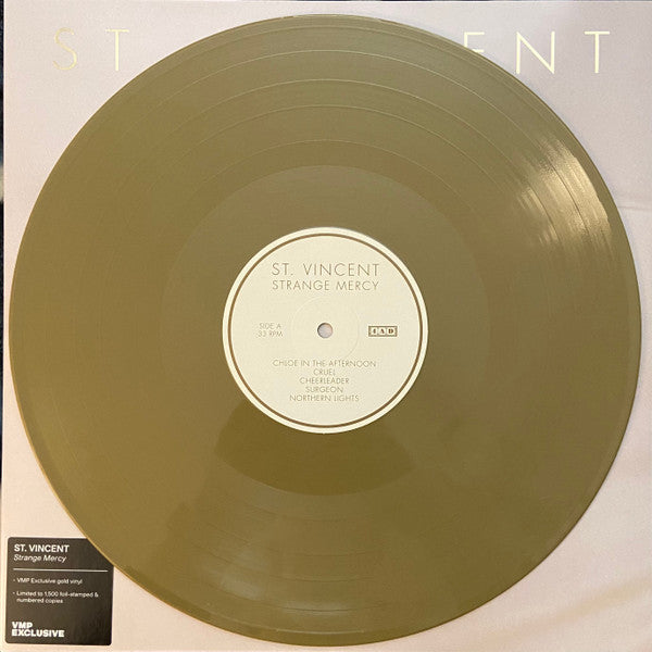 St. Vincent : Strange Mercy (LP, Album, Club, Ltd, Num, RE, Gol)