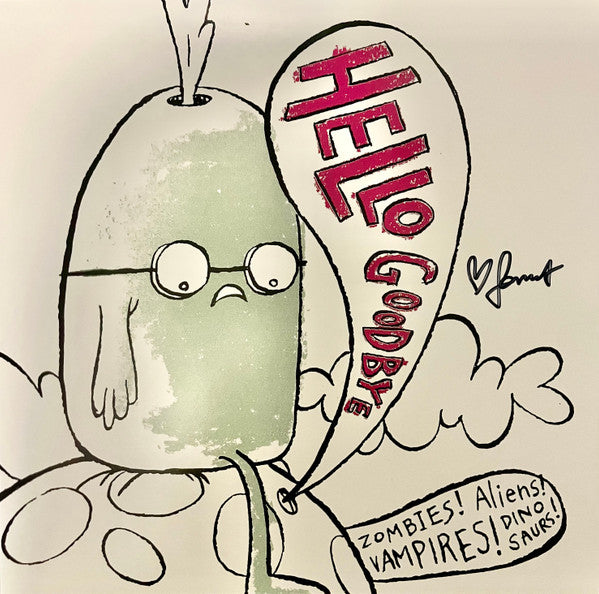 Hellogoodbye : Zombies! Aliens! Vampires! Dinosaurs! (LP, Album, RE, Cle + 7" + Ltd)