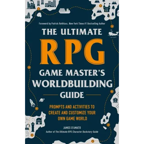 Cover of The Ultimate RPG Game Master's Worldbuilding Guide: Prompts and Activities to Create and Customize Your Own Game World - Paperback RPG Book RPG book