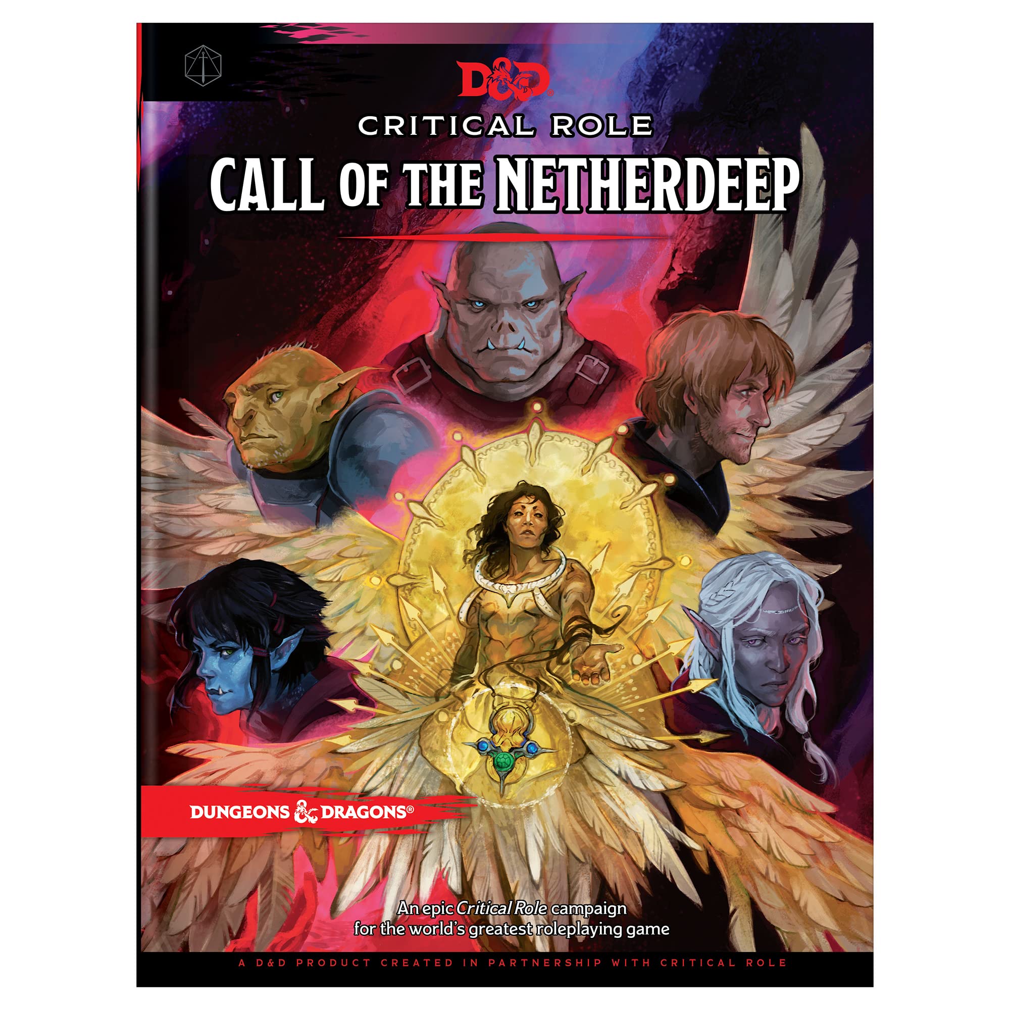 Cover of Dungeons & Dragons - Critical Role: Call of the Netherdeep (Hardcover) Hardcover RPG book
