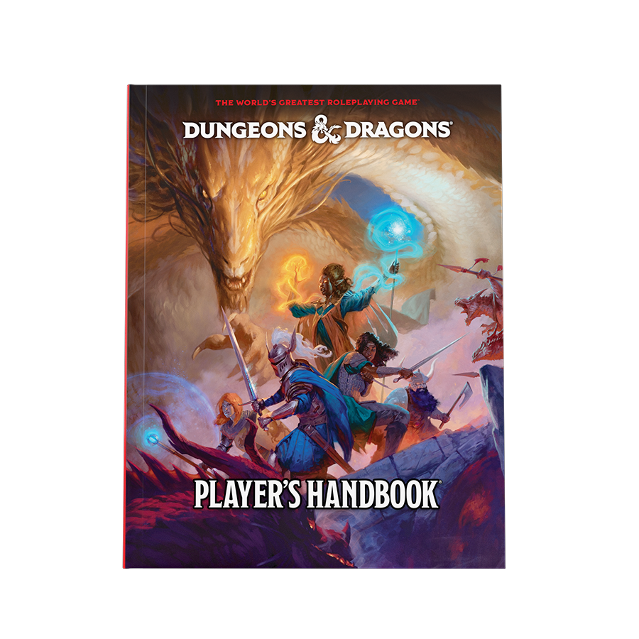 Cover of Dungeons & Dragons - NEW Players Handbook 2024 (Hardcover) Hardcover RPG book
